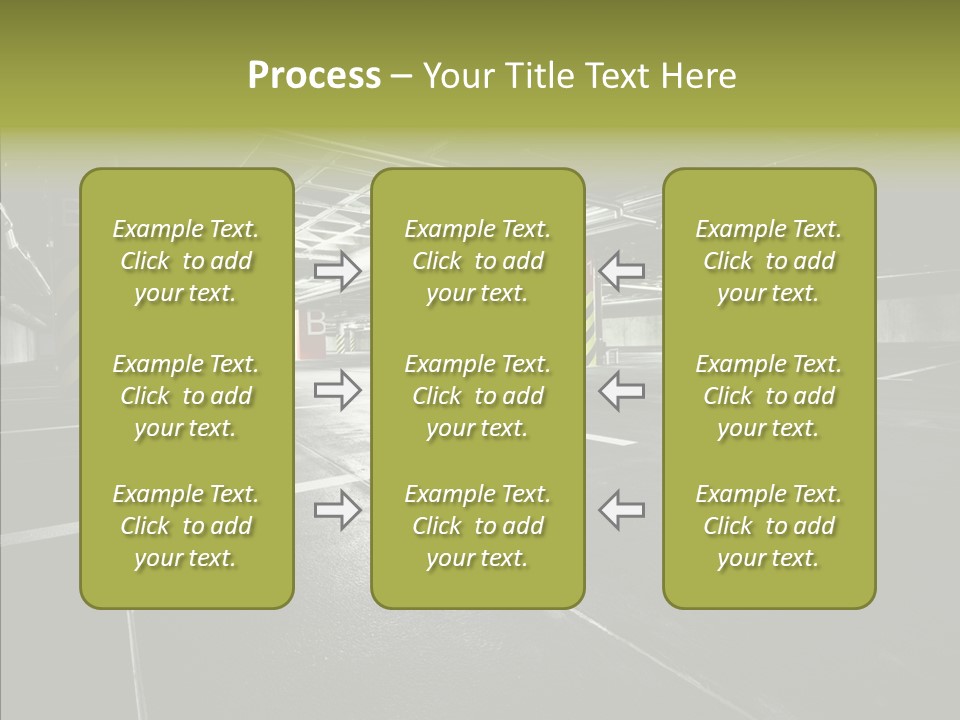Inside Reflection Car PowerPoint Template