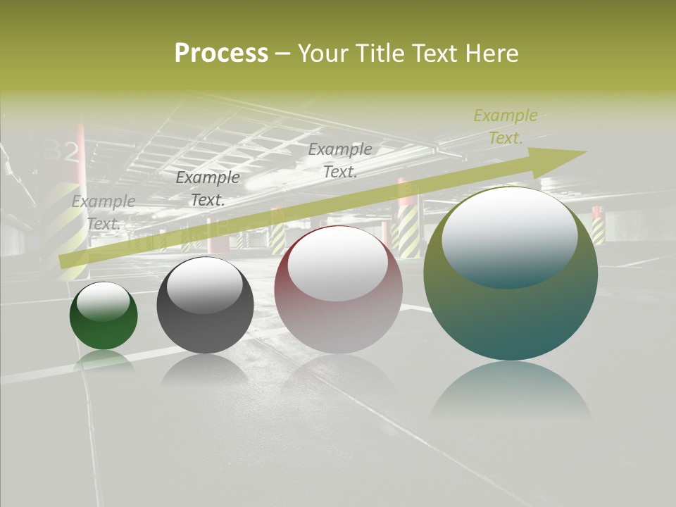 Inside Reflection Car PowerPoint Template