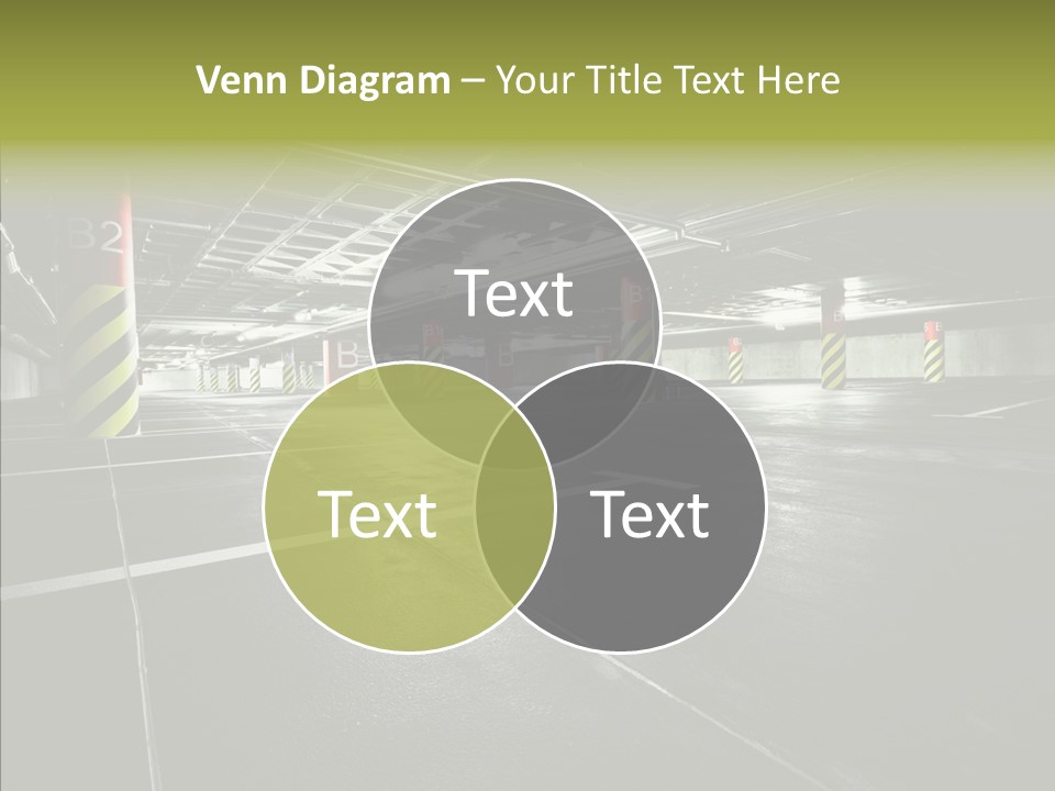 Inside Reflection Car PowerPoint Template