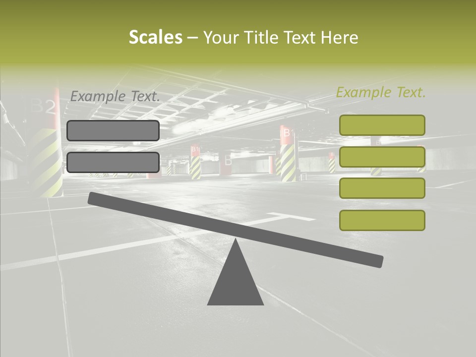 Inside Reflection Car PowerPoint Template