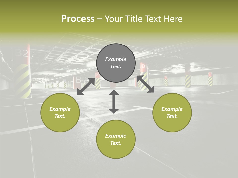 Inside Reflection Car PowerPoint Template
