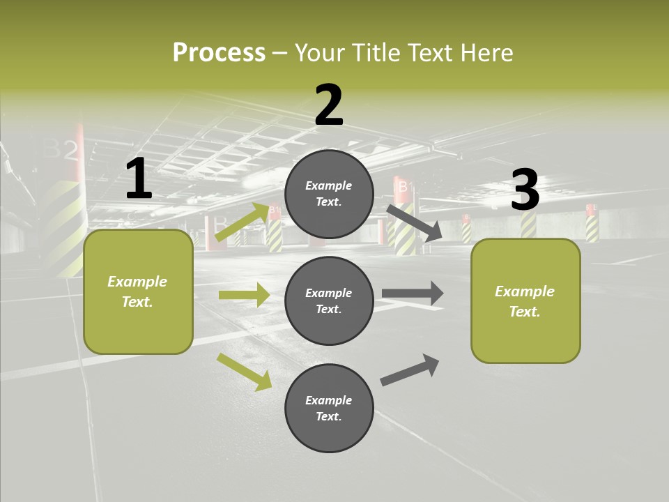 Inside Reflection Car PowerPoint Template