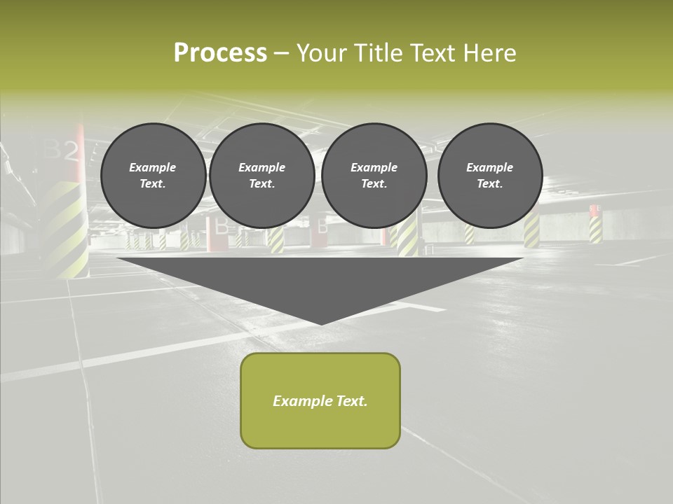 Inside Reflection Car PowerPoint Template