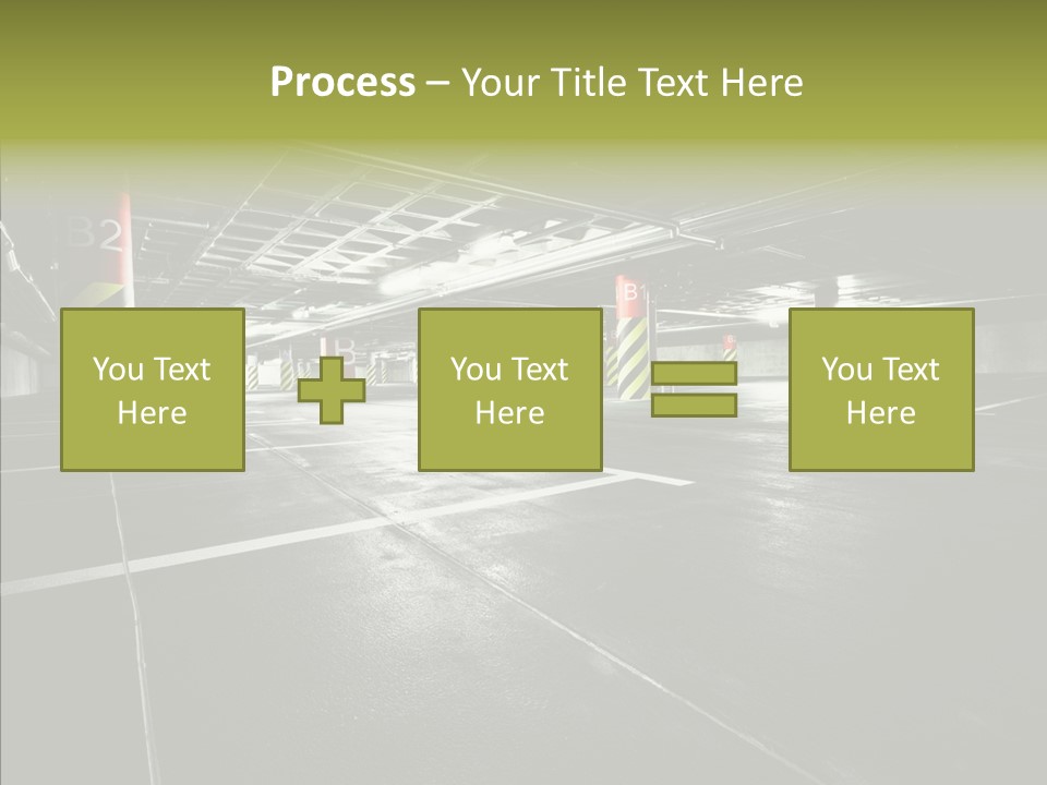 Inside Reflection Car PowerPoint Template