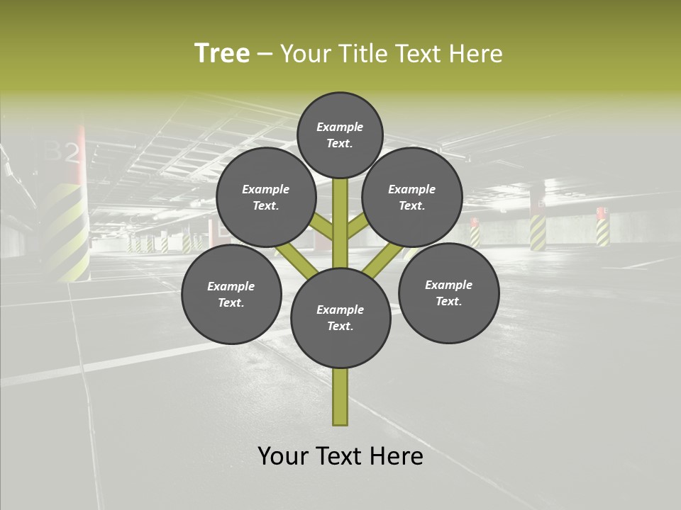 Inside Reflection Car PowerPoint Template