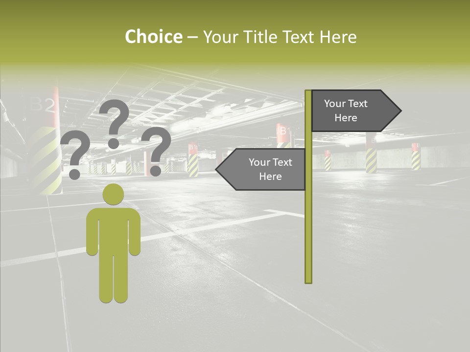 Inside Reflection Car PowerPoint Template