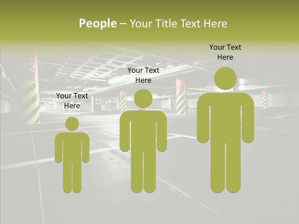 Inside Reflection Car PowerPoint Template