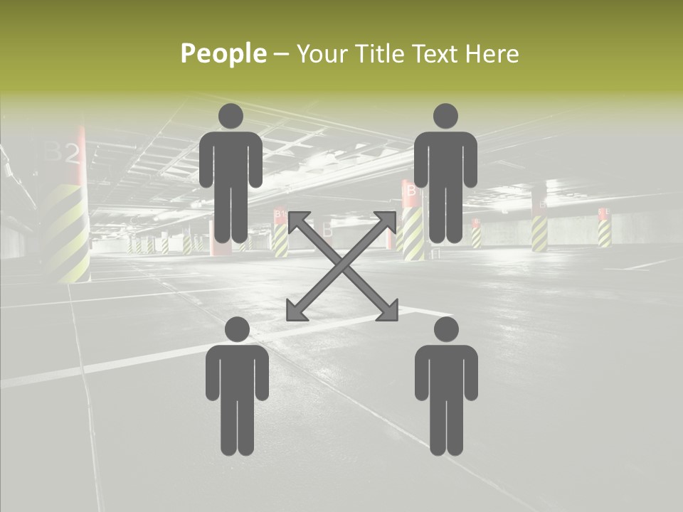 Inside Reflection Car PowerPoint Template
