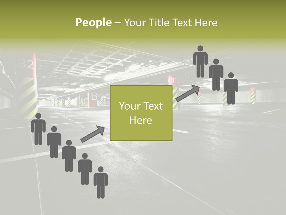 Inside Reflection Car PowerPoint Template