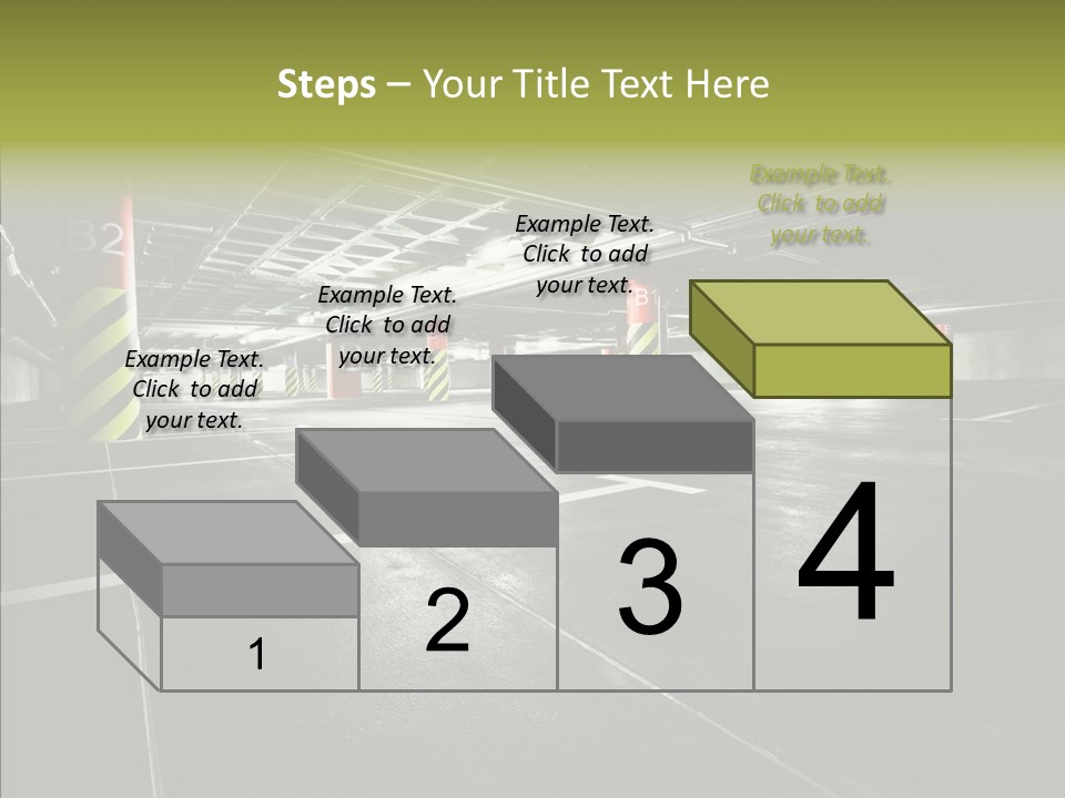 Inside Reflection Car PowerPoint Template