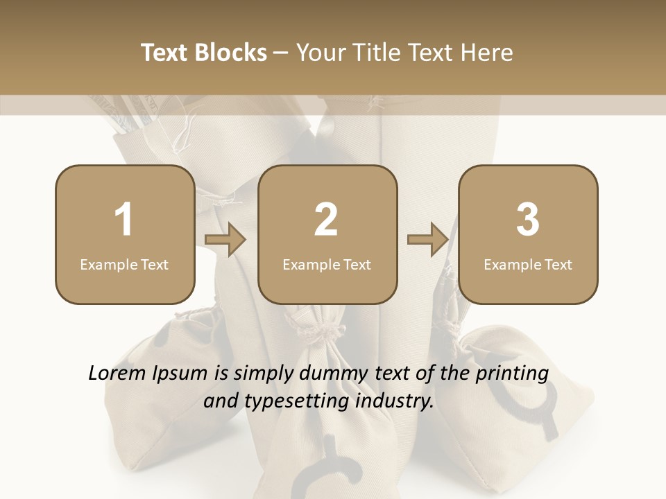 Payday Dollar Moneybag PowerPoint Template