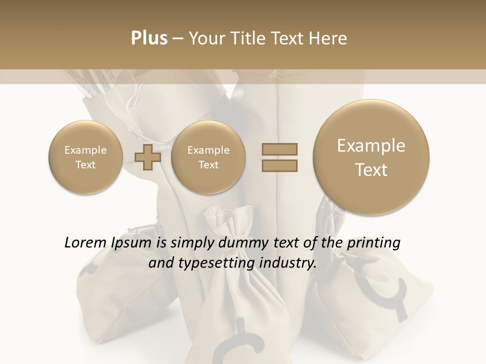 Payday Dollar Moneybag PowerPoint Template