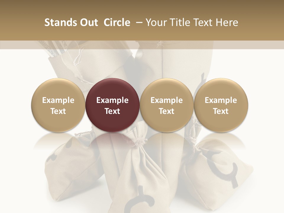 Payday Dollar Moneybag PowerPoint Template