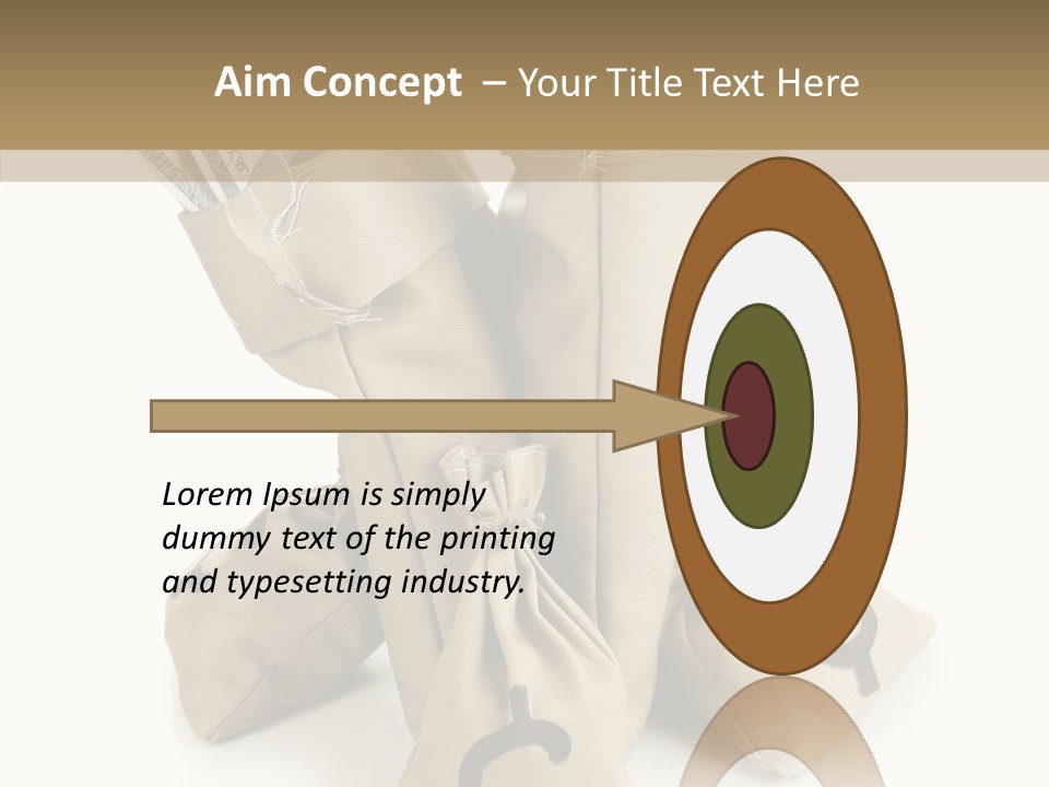 Payday Dollar Moneybag PowerPoint Template