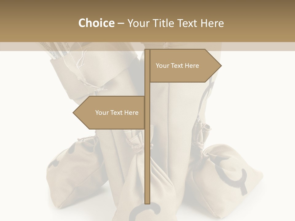 Payday Dollar Moneybag PowerPoint Template