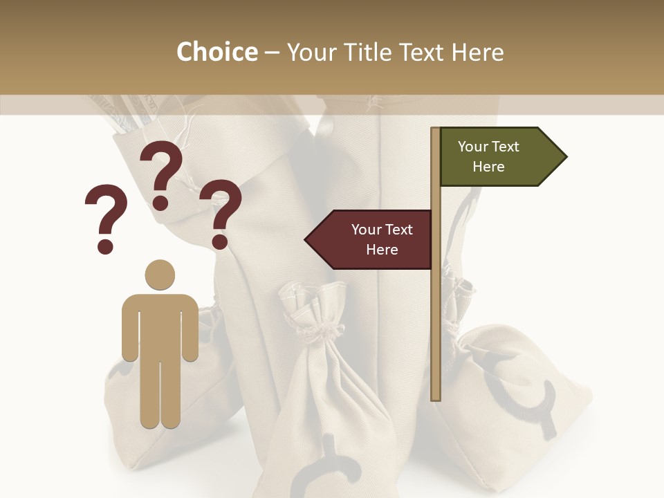 Payday Dollar Moneybag PowerPoint Template