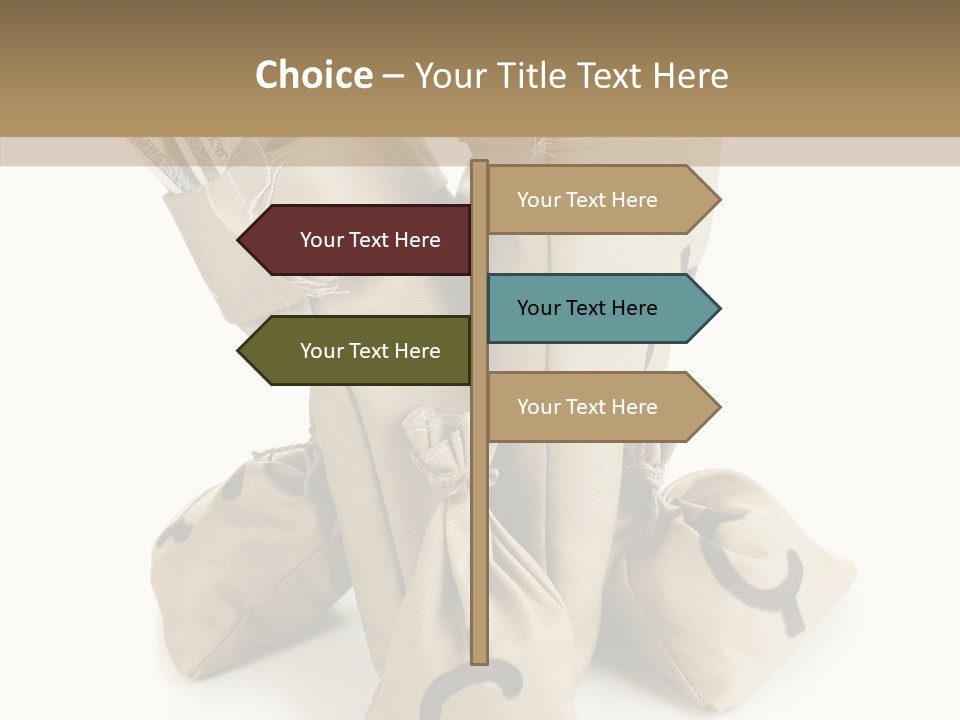 Payday Dollar Moneybag PowerPoint Template