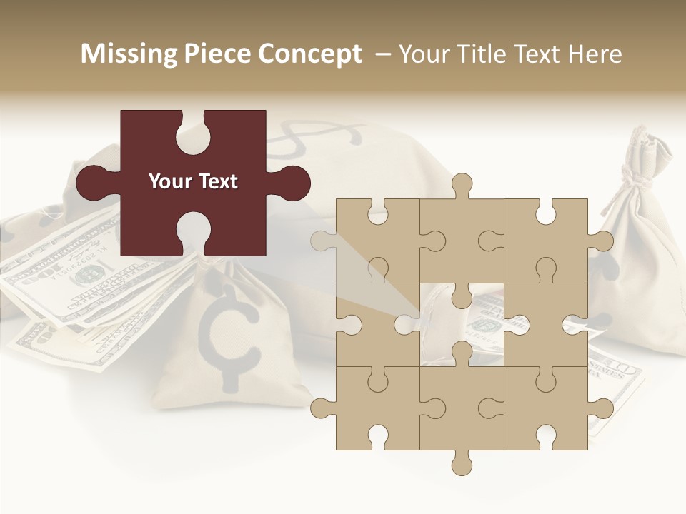 Isolated Rich Finance PowerPoint Template