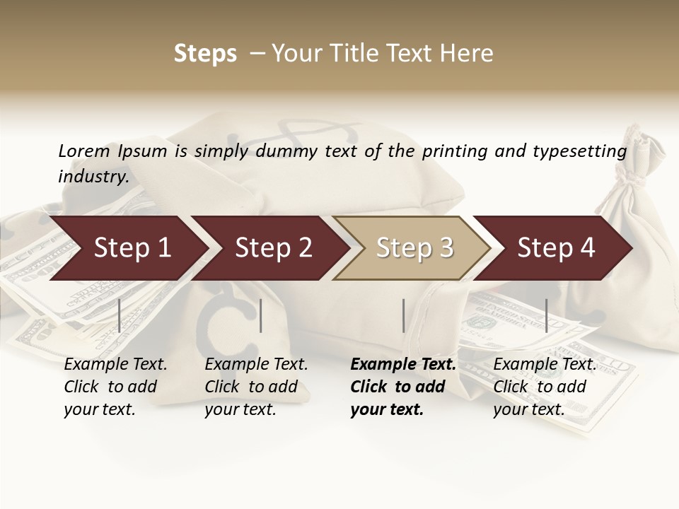 Isolated Rich Finance PowerPoint Template