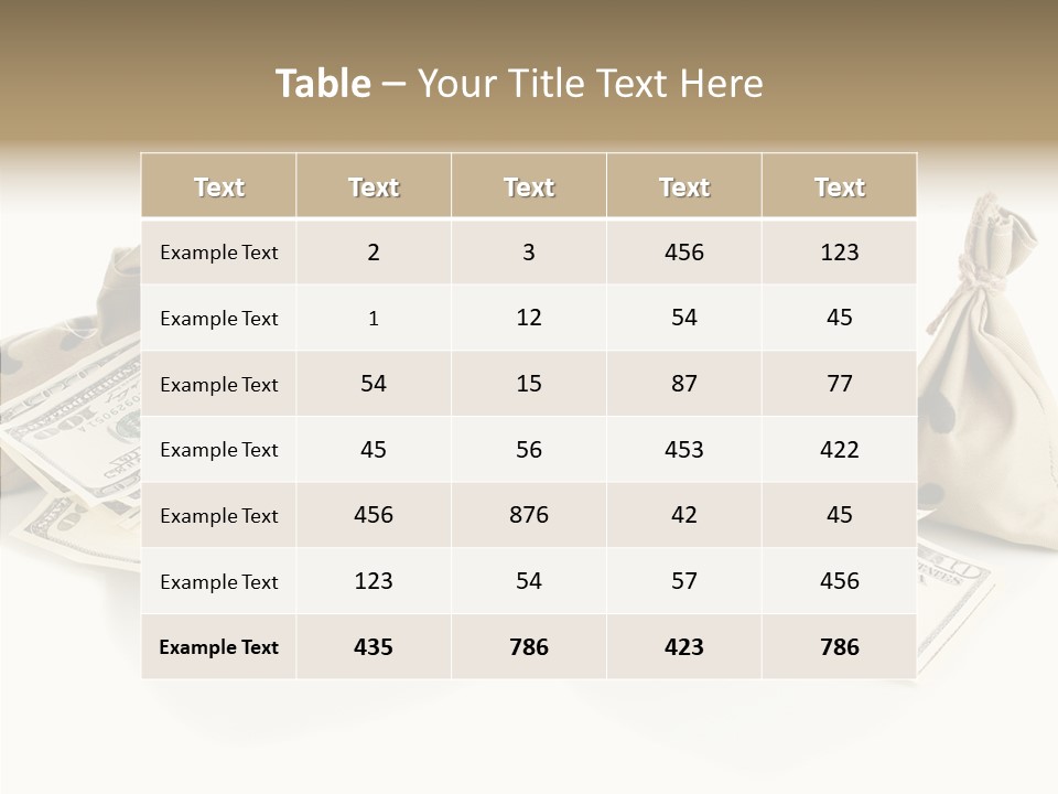 Isolated Rich Finance PowerPoint Template