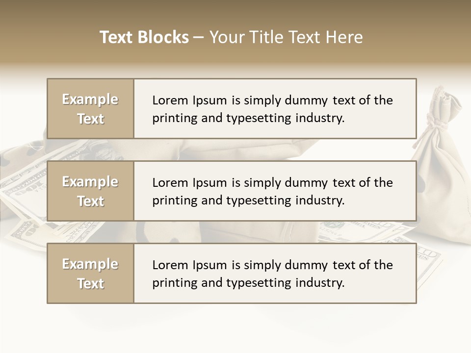Isolated Rich Finance PowerPoint Template