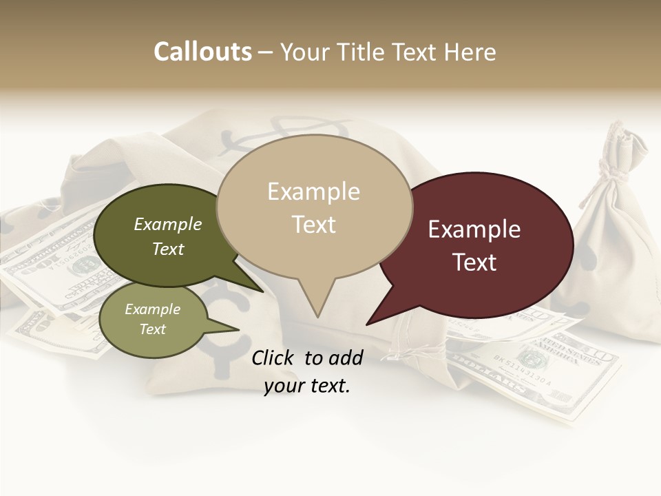 Isolated Rich Finance PowerPoint Template