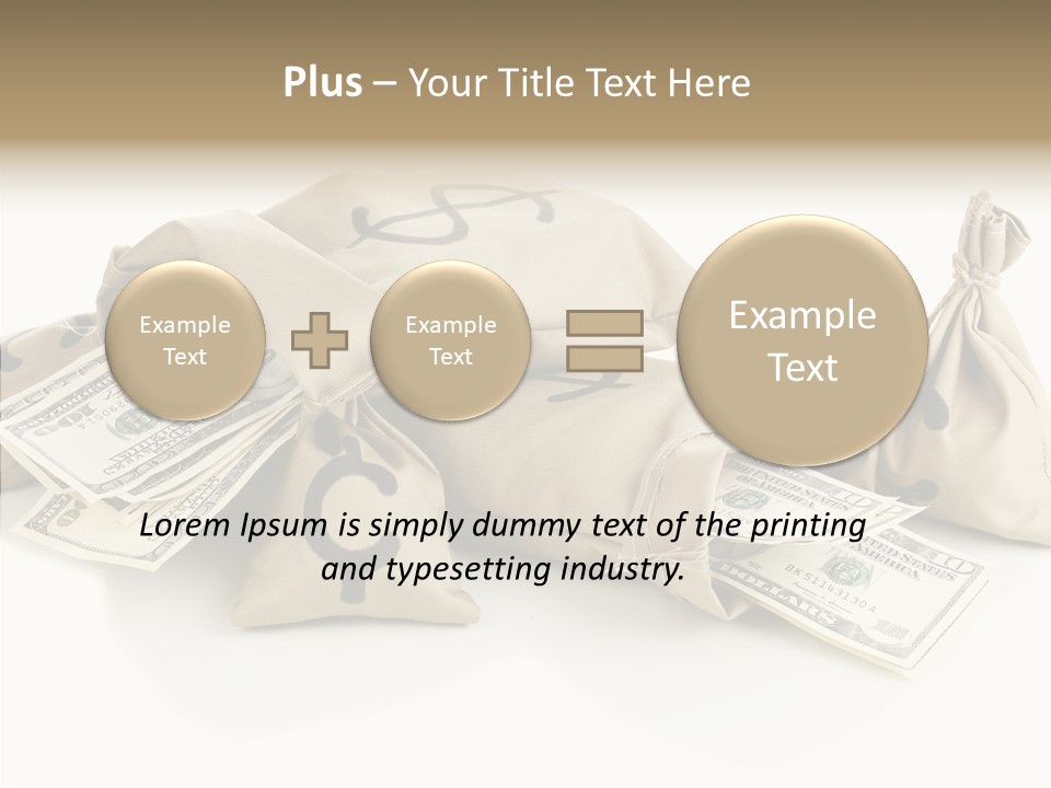 Isolated Rich Finance PowerPoint Template