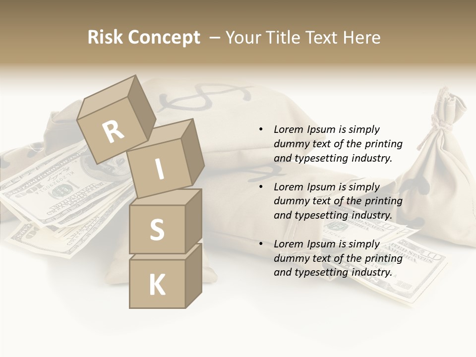 Isolated Rich Finance PowerPoint Template