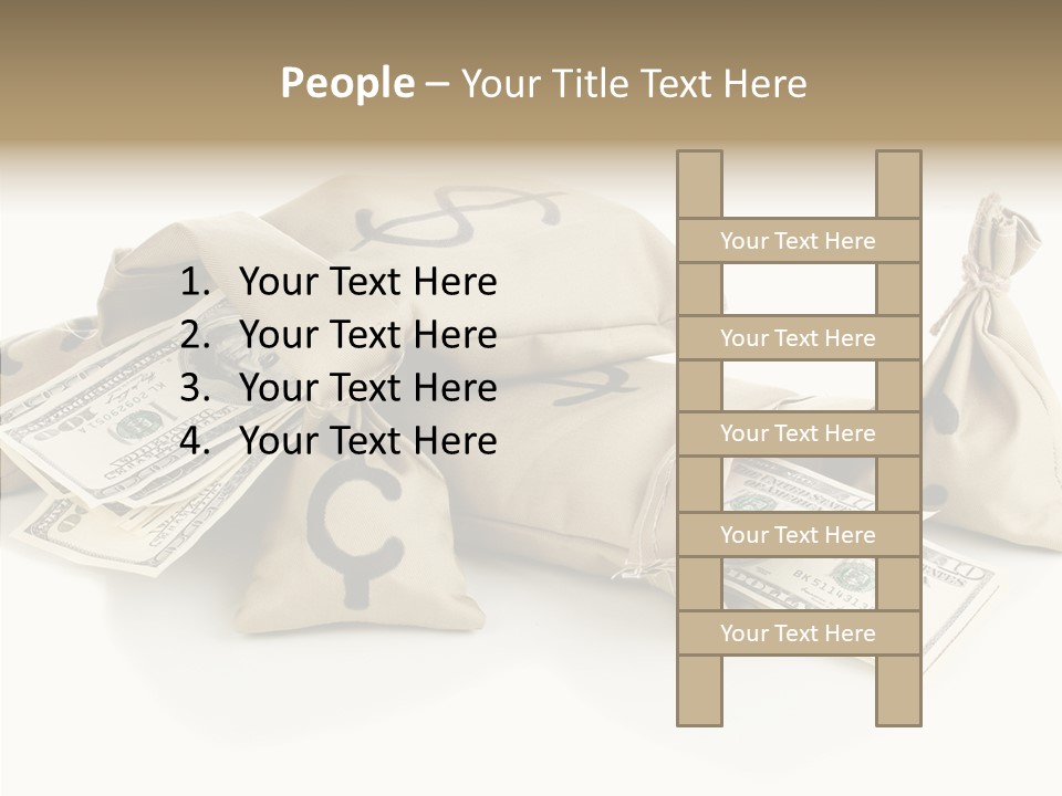 Isolated Rich Finance PowerPoint Template