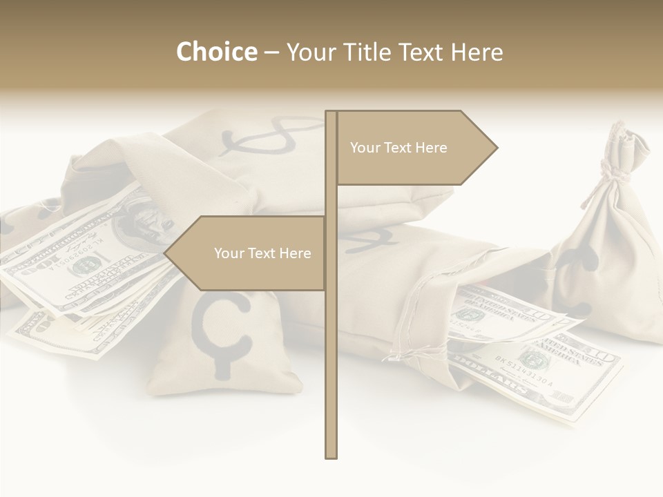 Isolated Rich Finance PowerPoint Template