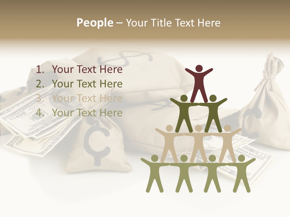 Isolated Rich Finance PowerPoint Template