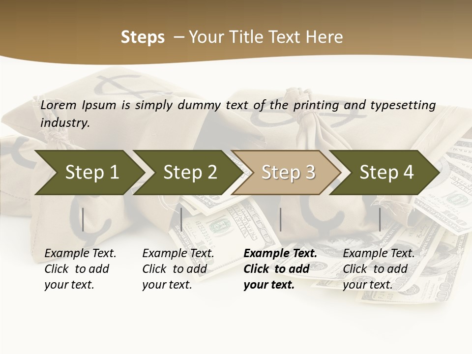 Lottery Trade Market PowerPoint Template
