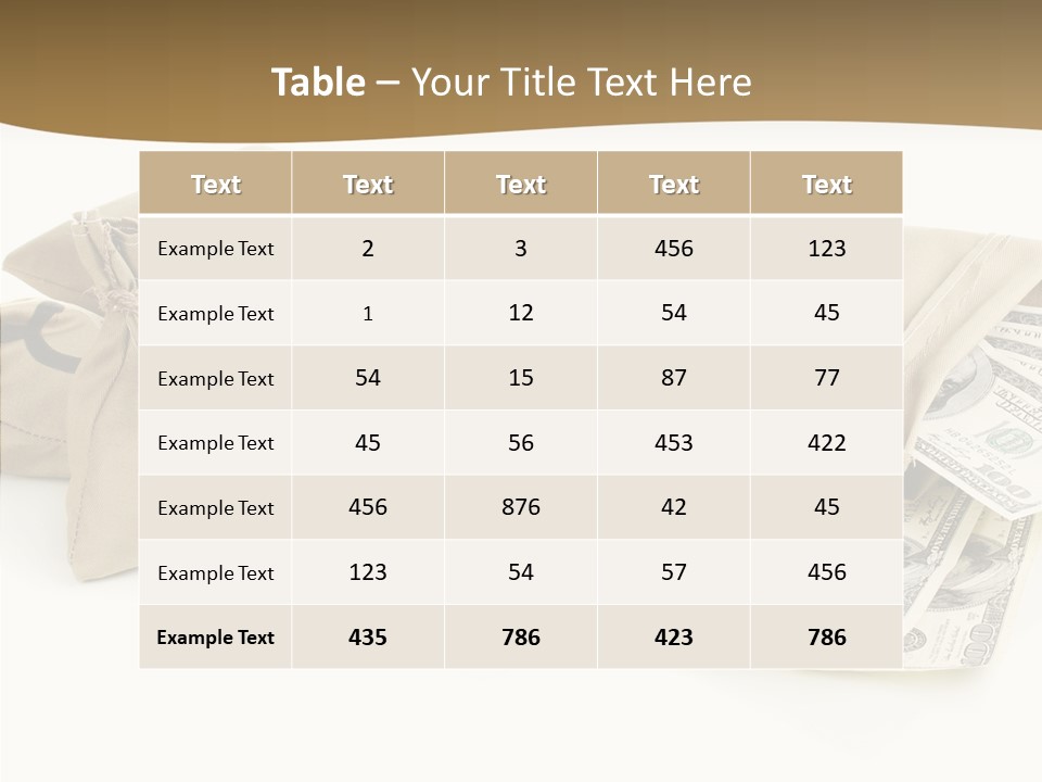 Lottery Trade Market PowerPoint Template