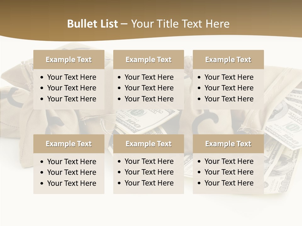 Lottery Trade Market PowerPoint Template