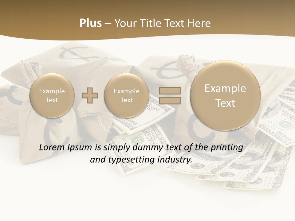 Lottery Trade Market PowerPoint Template