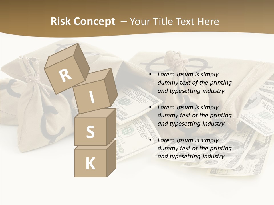 Lottery Trade Market PowerPoint Template