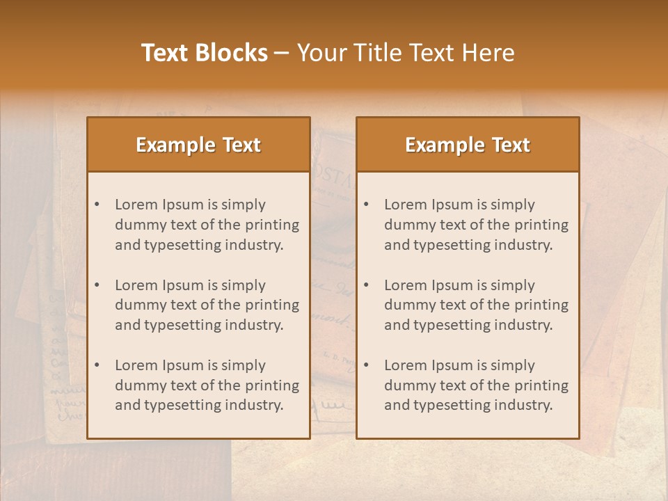 Vintage Paper Grungy PowerPoint Template