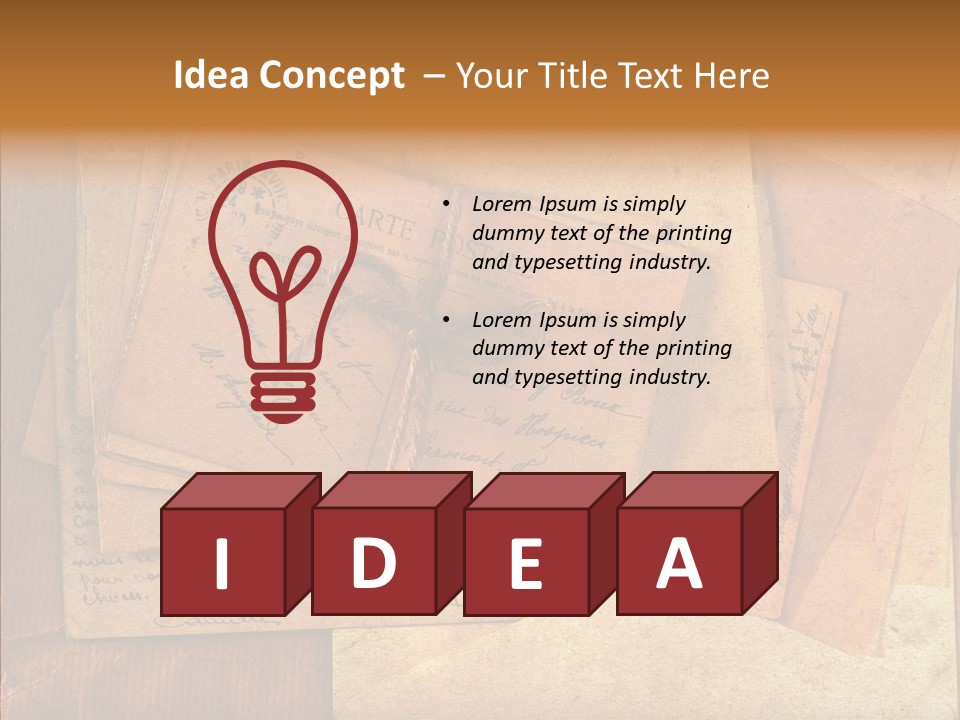 Vintage Paper Grungy PowerPoint Template