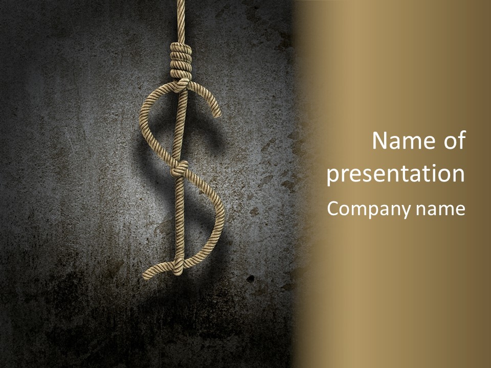 Capital Knot Hangman PowerPoint Template