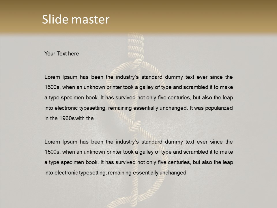 Capital Knot Hangman PowerPoint Template