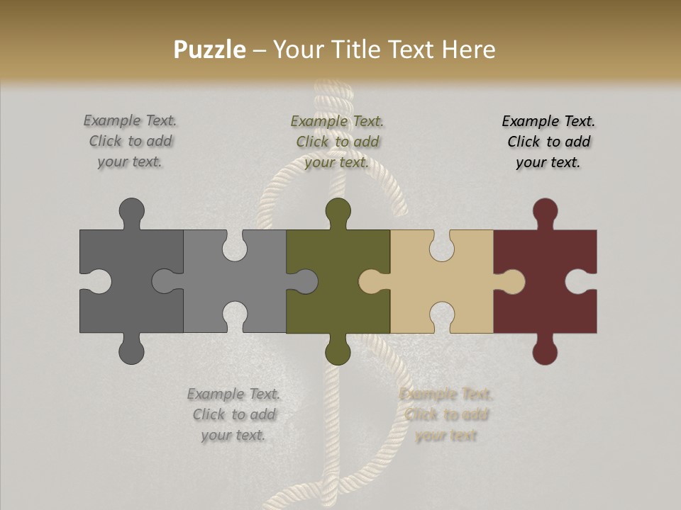 Capital Knot Hangman PowerPoint Template