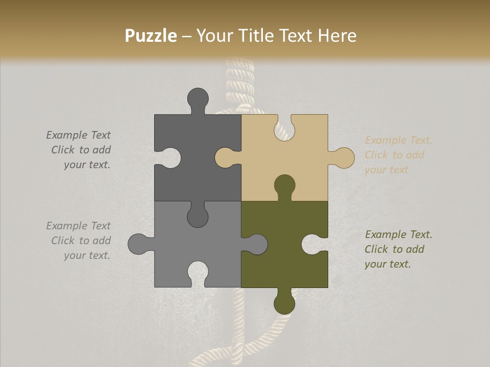 Capital Knot Hangman PowerPoint Template