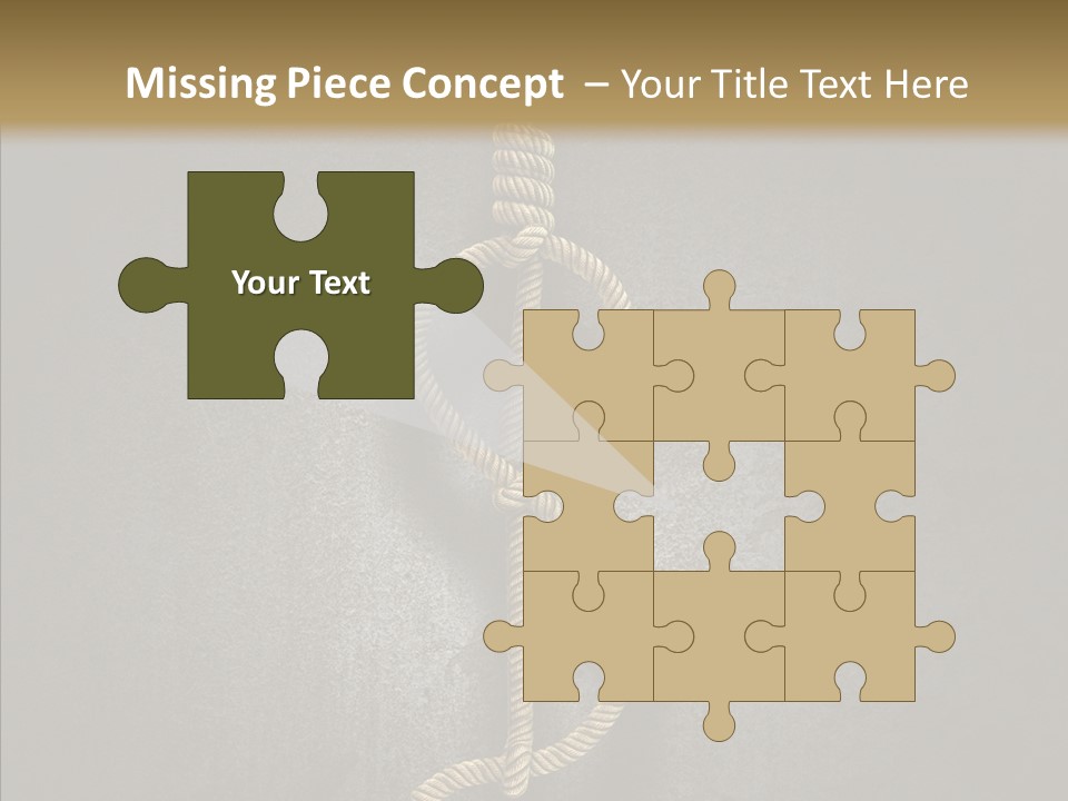 Capital Knot Hangman PowerPoint Template