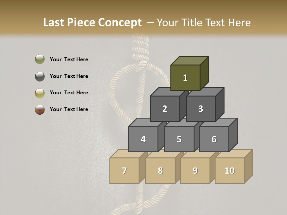 Capital Knot Hangman PowerPoint Template