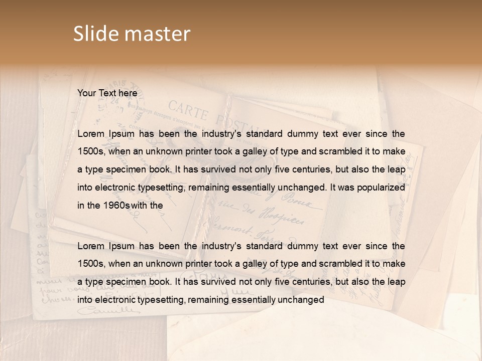 Art Bow Advertising PowerPoint Template