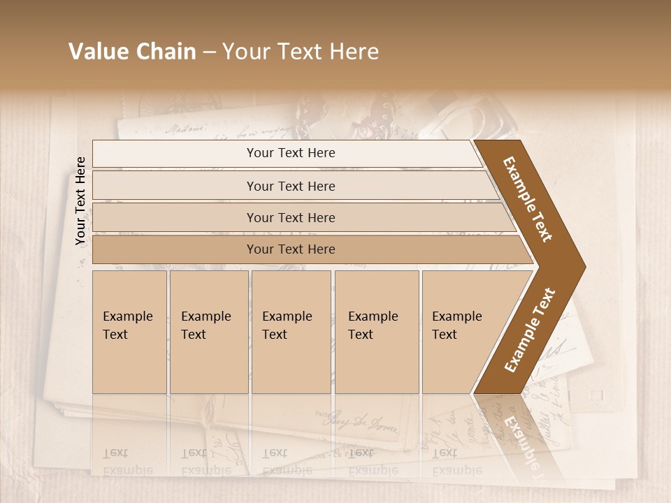 Album Correspondence Design PowerPoint Template