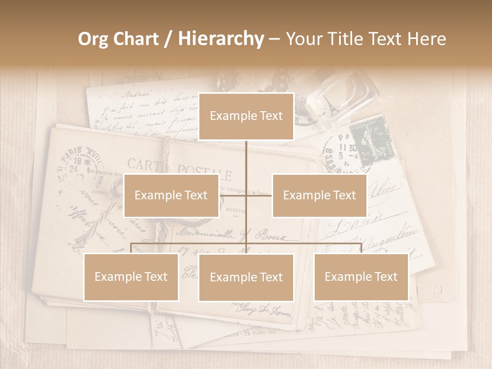 Album Correspondence Design PowerPoint Template