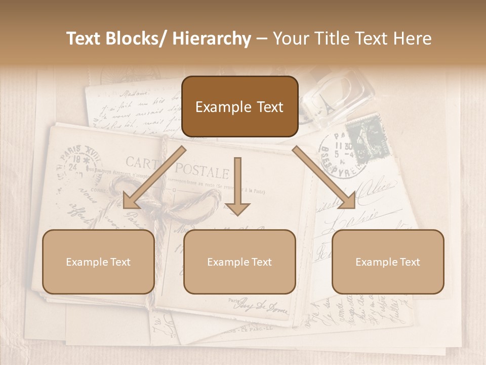 Album Correspondence Design PowerPoint Template