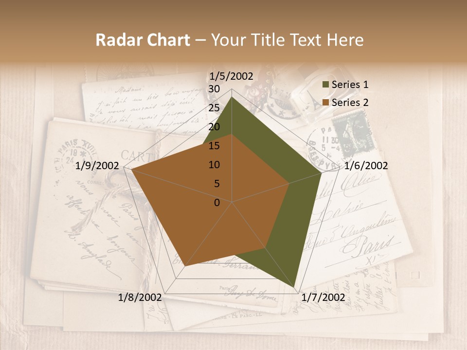 Album Correspondence Design PowerPoint Template