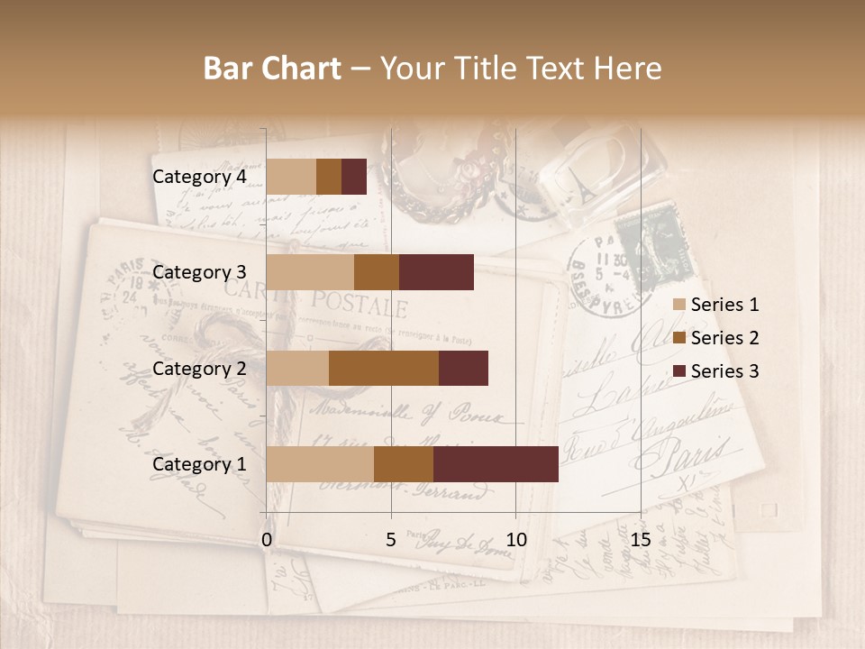Album Correspondence Design PowerPoint Template